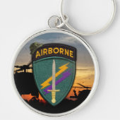 USACAPOC Special Ops Civil Affairs Patch Sleutelhanger (Voorkant)