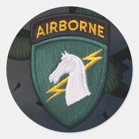 usacapoc special ops dierenarts patch Sticker (Voorkant)