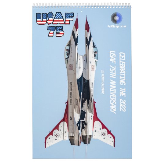 USAF 75e calendrier des 12 mois (Protection)