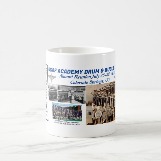 USAF Academy Drum & Bugle Corps Coffee Mug (Centre)