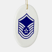 USAF E-7 MASTERSERGEANT KERAMISCH ORNAMENT (Rechts)