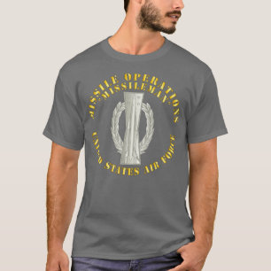 USAF Missile Operations Missileman Basic T-shirt