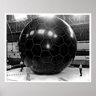 USAF Orbiting Vehicle OV1-8-satelliet Poster
