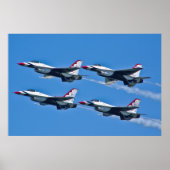 USAF Thunderbird Diamond Side Poster (Voorkant)