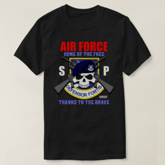 USAF-veiligheidstroepen - veiligheidspolitievetera T-shirt