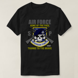 USAF-veiligheidstroepen - veiligheidspolitievetera T-shirt