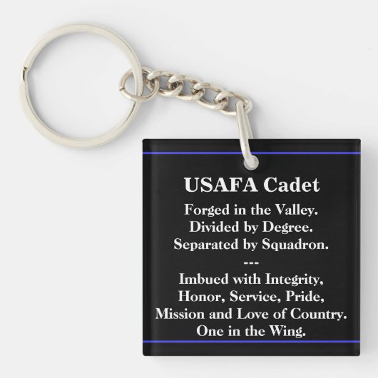 USAFA Cadet Journey Sleutelhanger (Voorkant)