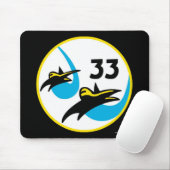 USAFA Cadet Squadon 33 "Ratz" Muismat (Met muis)