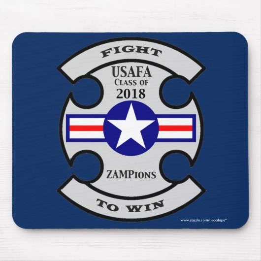 USAFA-klasse van de Muismat "ZAMPions" van 2018 (Voorkant)