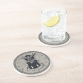 USAFA - schild Zandsteen Onderzetter (Zijkant)