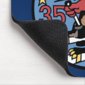 USAFA Squadon 35" tapis de souris de belettes (Coin)