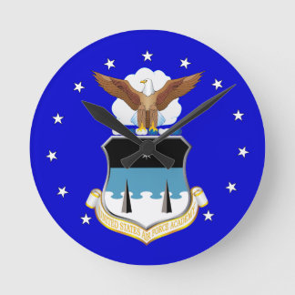 USAFA-wandklok Ronde Klok