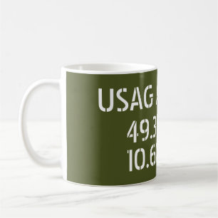 USAG Ansbach Latitude Longitude Koffiemok