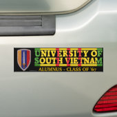 USARV - U van Zuid-Vietnam Alumnus Sticker (Op auto)
