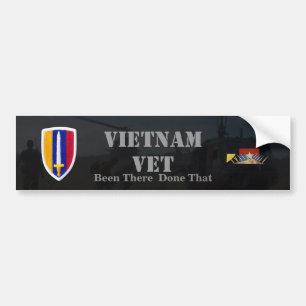 USARV Vietnam Nam War Patch Vets Bumpersticker