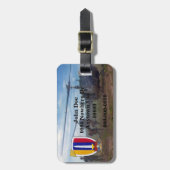 USARV Vietnam Nam War Vets Patch Bagagelabel (Voorkant verticaal)