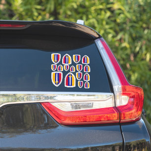 USARV Vietnam Oorlogsveteranen Contour Sticker