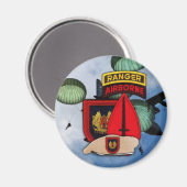 USASOC speciale operaties commando patch Magnet Magneet (Voorkant / Achterkant)