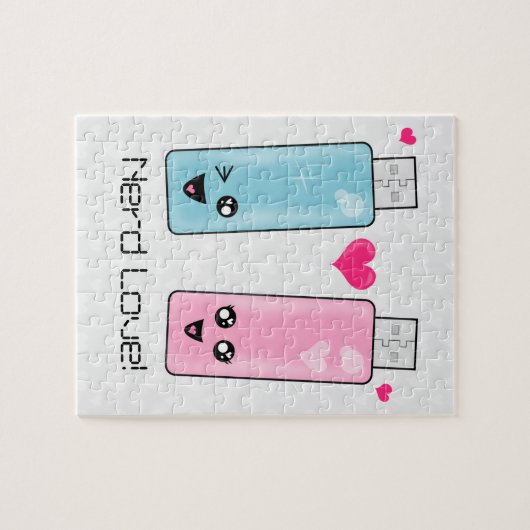 USB Flash Drive Love Legpuzzel (Horizontaal)