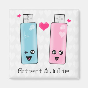 USB Flash Drive Love Magneet