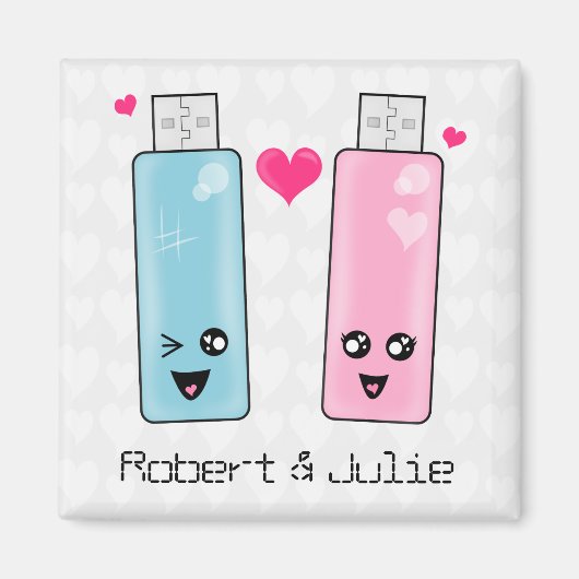 USB Flash Drive Love Magneet (Voorkant)