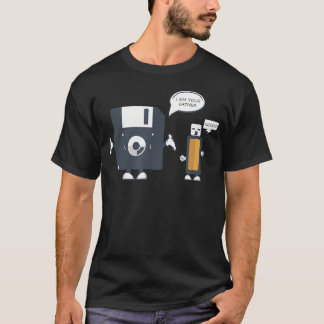 Usb Floppy Disk Ik Ben Je Vader Grappige Nerd T-shirt