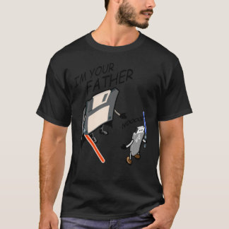 Usb Ik ben je vader grappig T-shirt