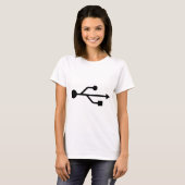 USB-Logo T-shirt (Voorkant volledig)