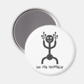 USB-Man Magneet (Voorkant / Achterkant)