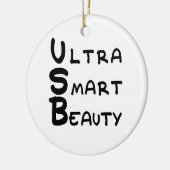 USB - Ultra Smart Beauty Keramisch Ornament (Links)