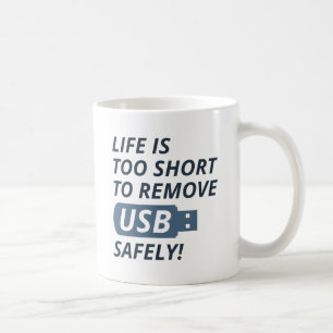 USB veilig verwijderen Koffiemok