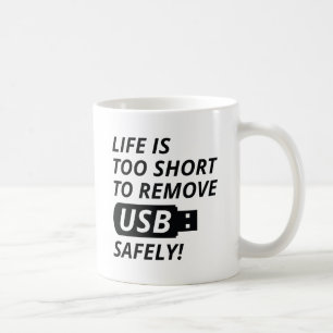 USB veilig verwijderen Koffiemok