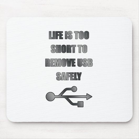 USB veilig verwijderen Muismat (Voorkant)