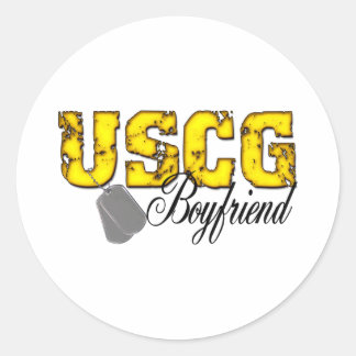 USCG99boyfriend Ronde Sticker