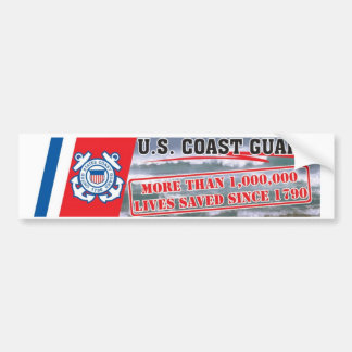 USCG 1 miljoen levens gered Bumpersticker