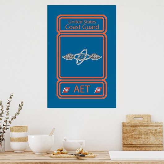 USCG Avionics Electrical Technicus Poster (Keuken)