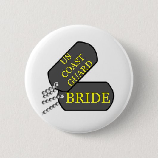 USCG Bride Ronde Button 5,7 Cm (Voorkant)