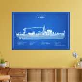 USCG Cutter Icarus wpc-110 - ABD Canvas Afdruk (Insitu (Woonkamer))