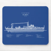 USCG Cutter Icarus wpc-110 - ABD Muismat (Voorkant)