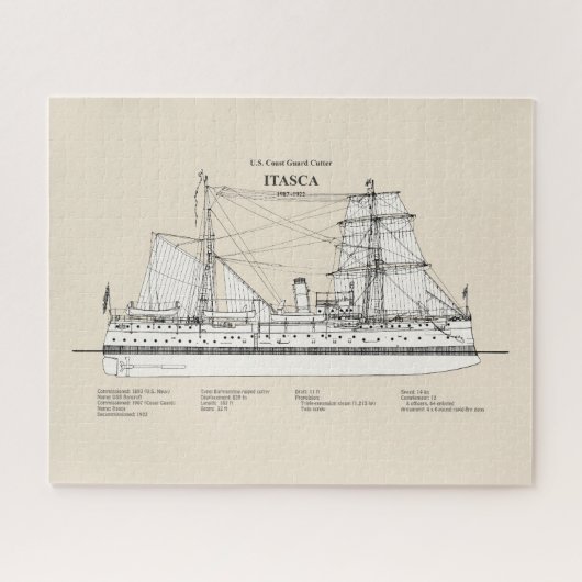 USCG Cutter Itasca - SBD Legpuzzel (Horizontaal)