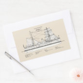 USCG Cutter Itasca - SBD Rechthoekige Sticker (Envelop)