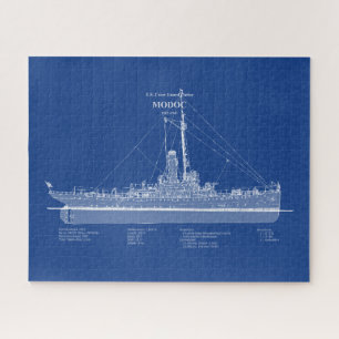 USCG Cutter Modoc wpg-46 - ABD Legpuzzel