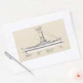 USCG Cutter Modoc wpg-46 - SBD Rechthoekige Sticker (Envelop)