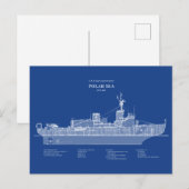 USCG Cutter Polar Zee WABB-11 - ABD Briefkaart (Voorkant / Achterkant)