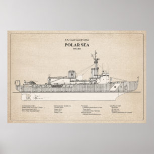 USCG Cutter Polar Zee Wagb-11 - SBD Poster