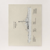 USCG Cutter Spencer wpg-36 - SBD Legpuzzel (Verticaal)