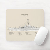 USCG Cutter Spencer wpg-36 - SBD Muismat (Met muis)