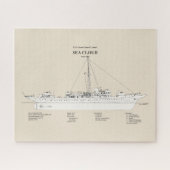 USCG Cutter Zee Cloud wpg-284 - SBD Legpuzzel (Horizontaal)
