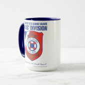 USCG Dads' Division 15 oz Ringer Mok (Voorkant links)