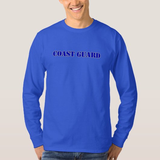 USCG Hanes Nano T-shirt met lange mouwen (Voorkant)